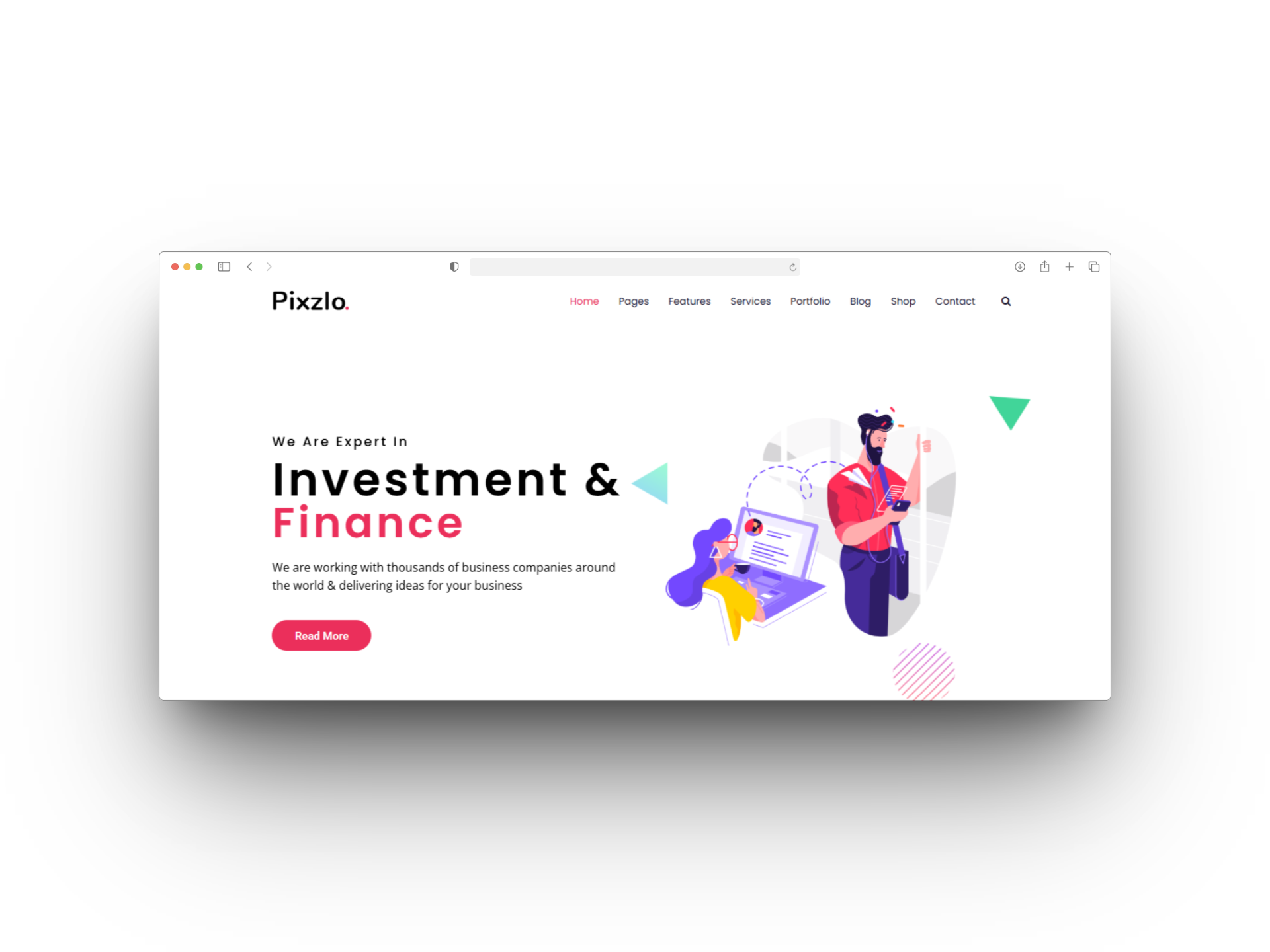 pixzlo-modern-wordpress-theme-for-startups-and-agencies