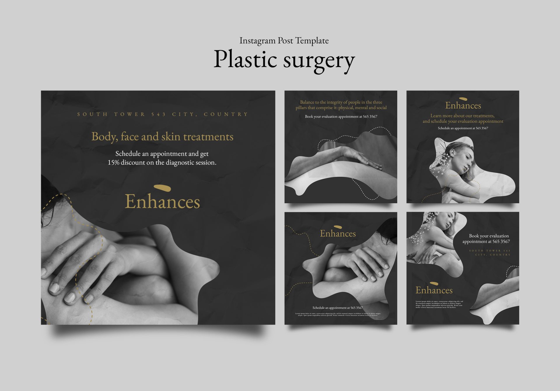 plastic-surgery-aesthetic-clinic-instagram-template-psd-modern-flat-design